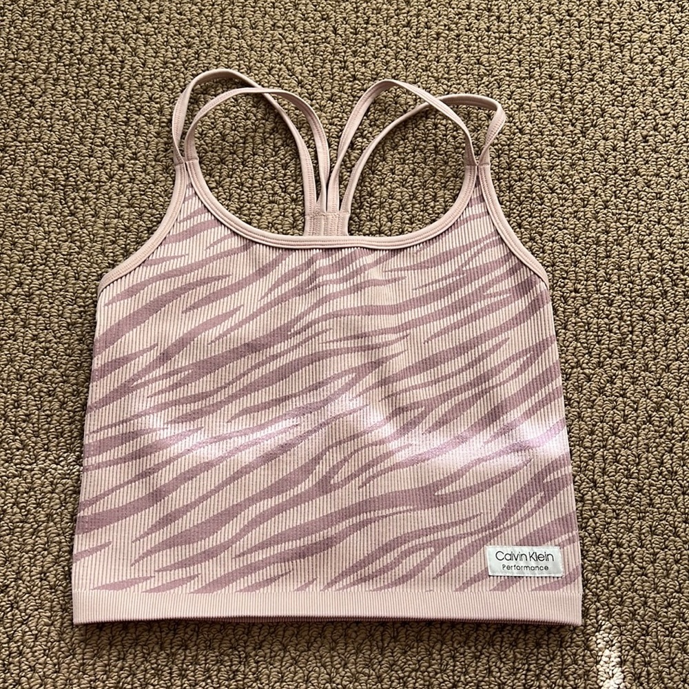 Calvin Klein performance, sports bra, size small